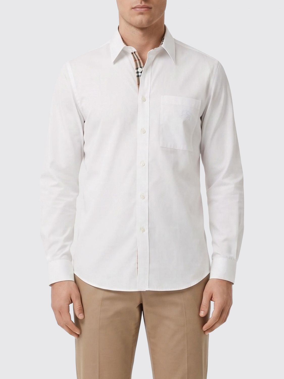 BURBERRY Casual Stretch Cotton Shirt　バーバリー カジュアルストレッチコットンシャツ BURBERRY