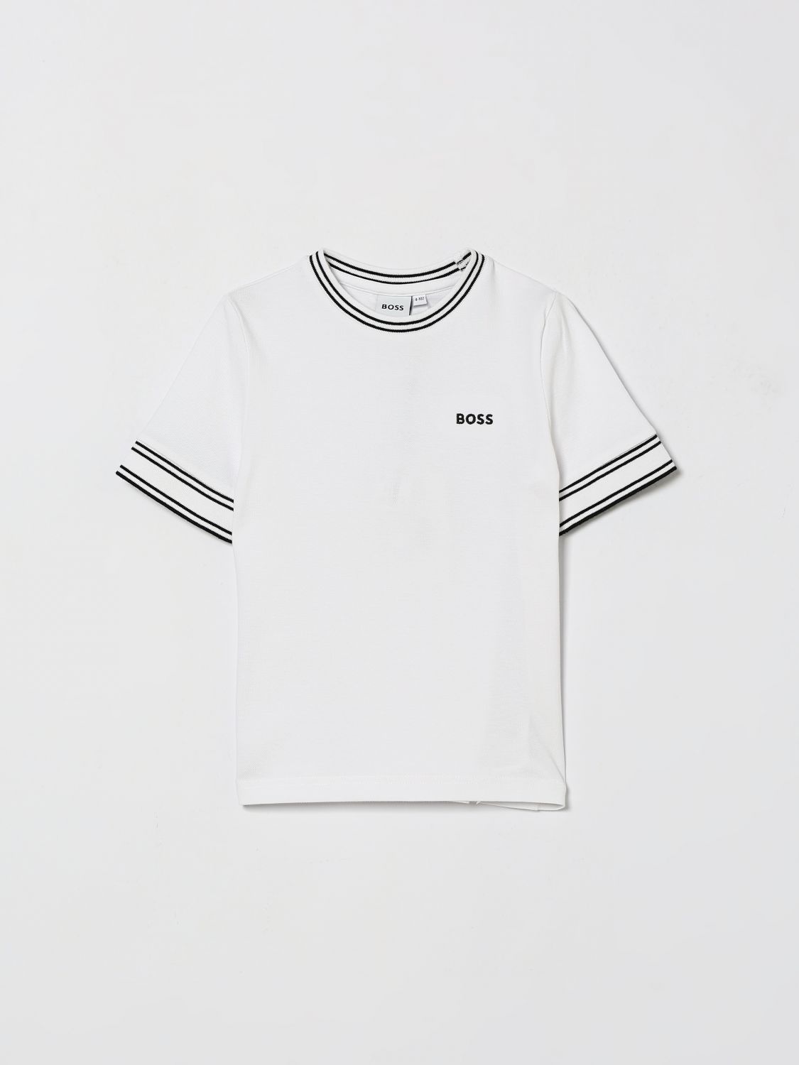 BOSS T-Shirt Bambino colore Bianco