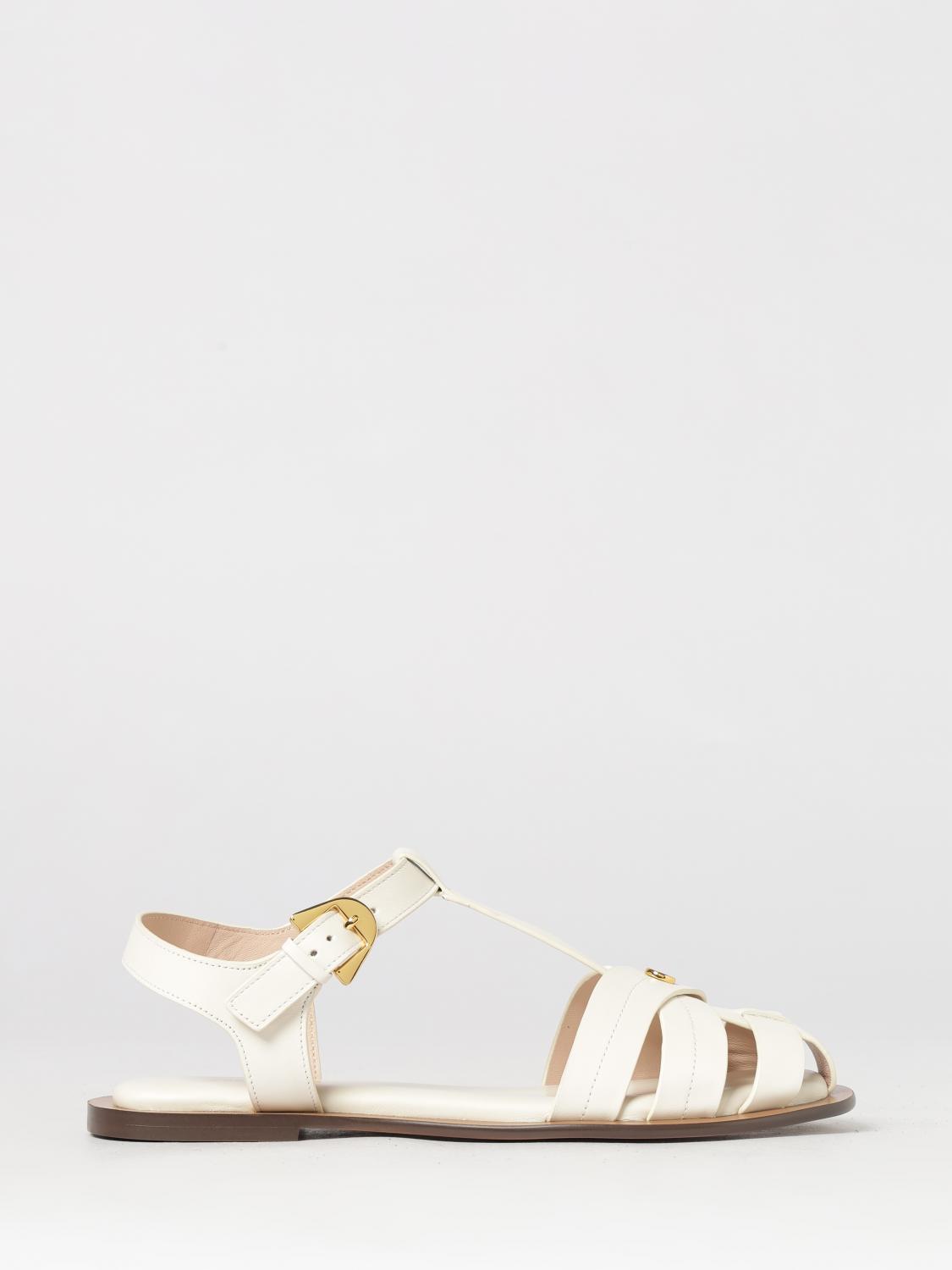 COCCINELLE Heeled Sandal Woman color Pearl