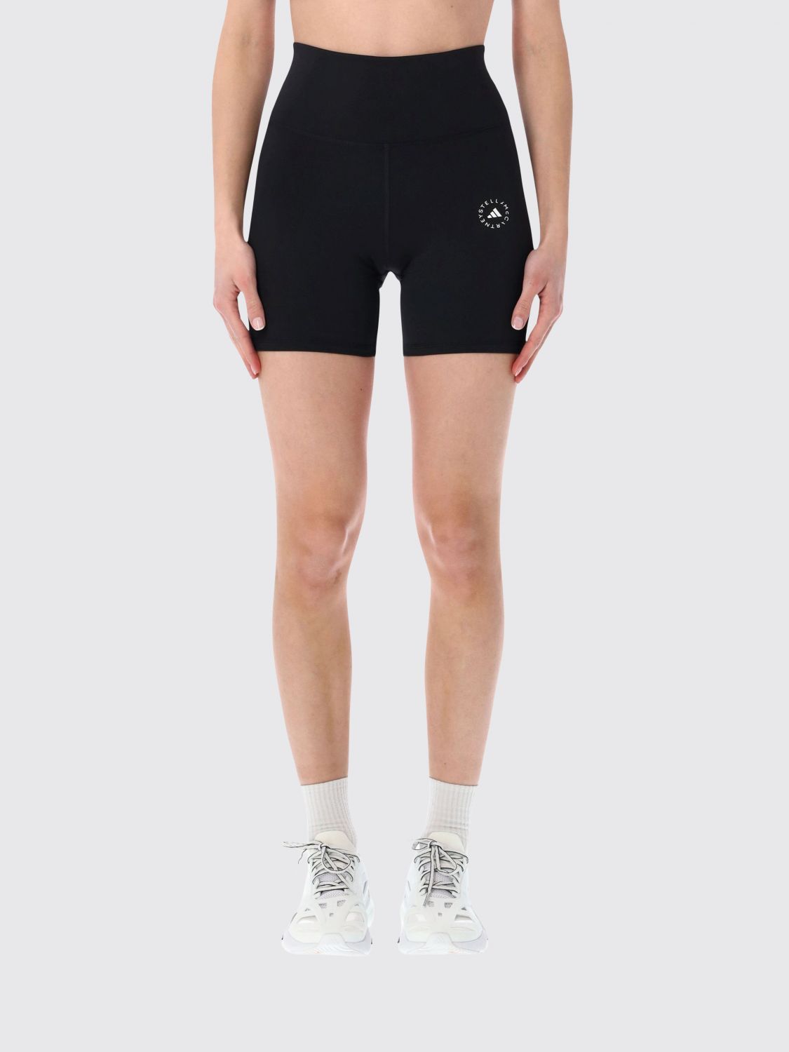 Stella McCartney ADIDAS BY STELLA MCCARTNEY Recycled Polyester Shorts with Logo　ADIDAS BY STELLA MCCARTNEY ロゴ入りリサイクル ポリエステル ショートパンツ