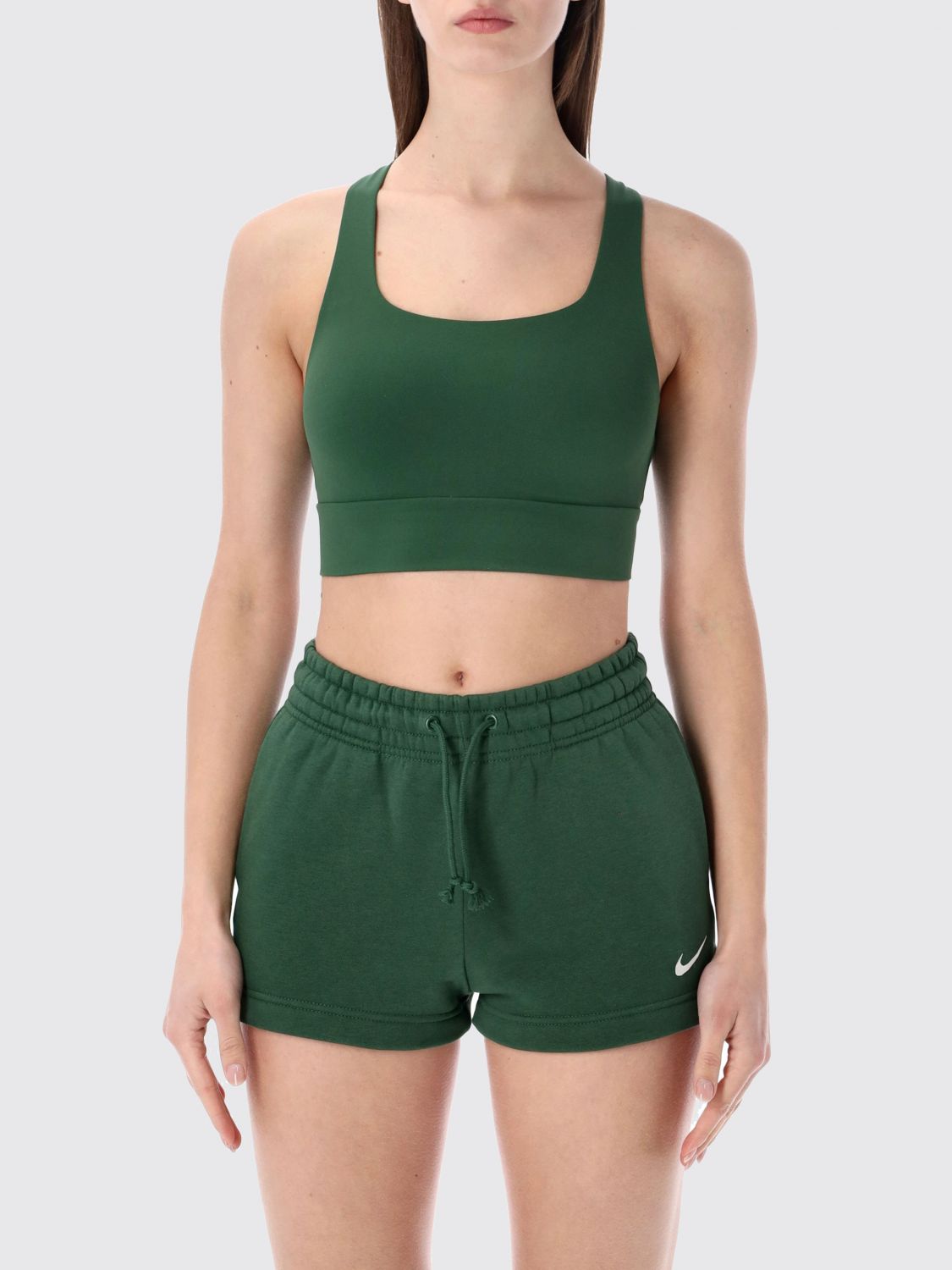 NIKE Cropped-Top aus Stretch-Funktionsgewebe