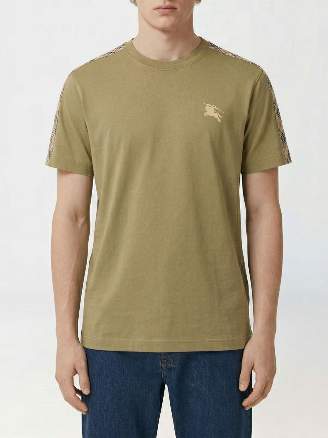 BURBERRY EKD Logo Cotton T-Shirt　BURBERRY EKD ロゴ コットン Tシャツ BURBERRY