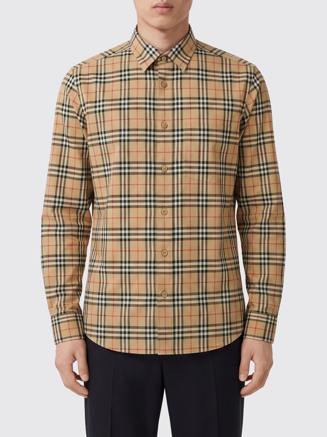 BURBERRY Hemd Herren Farbe Beige