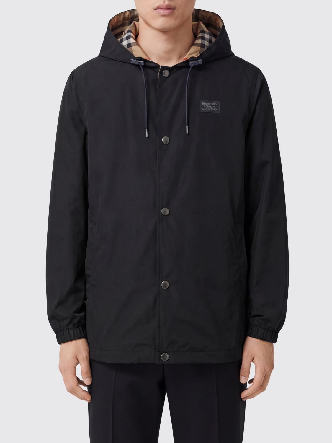 BURBERRY Jacke Herren Farbe Schwarz