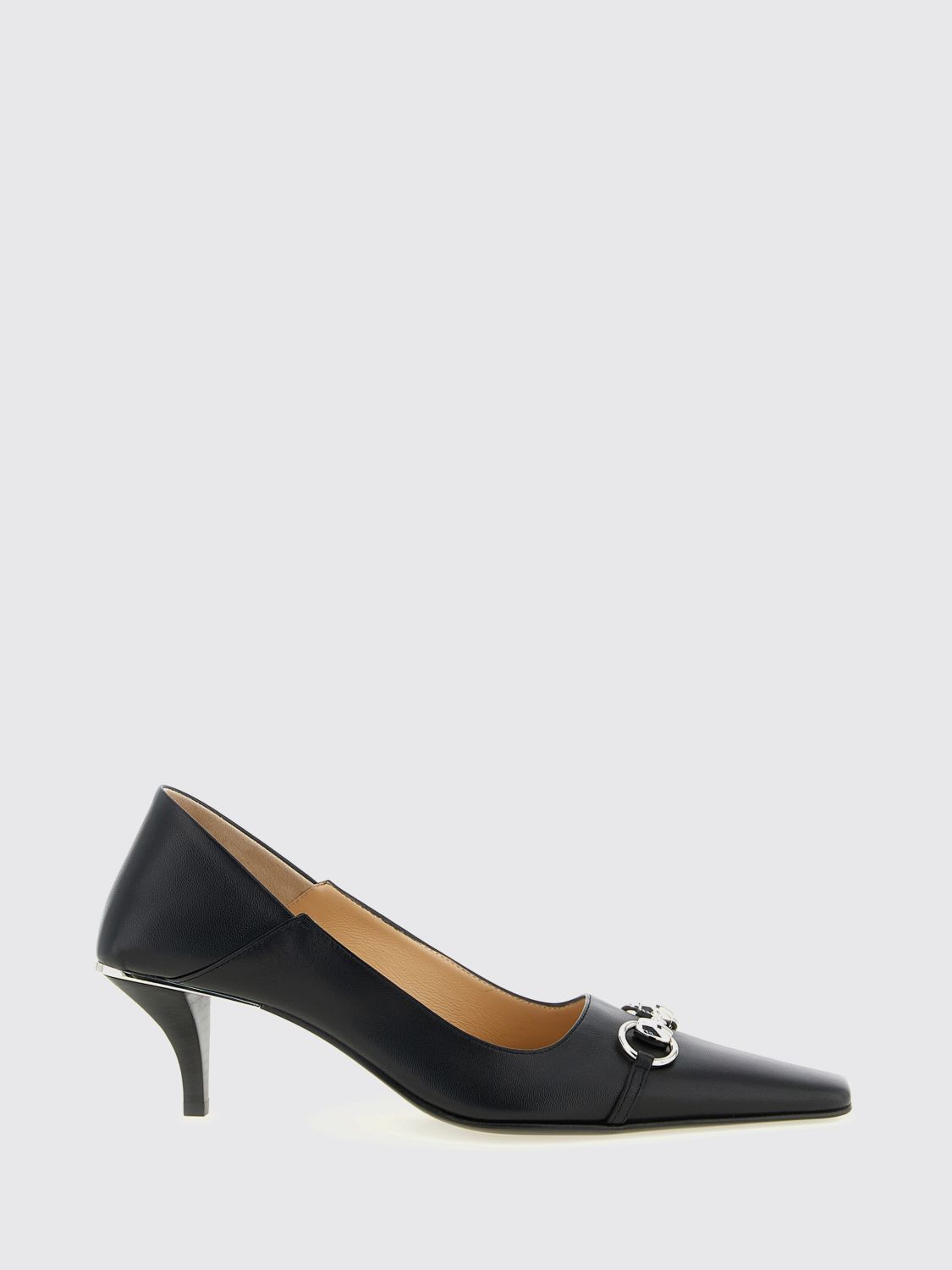 GUCCI Décolleté Vittoria in pelle con Horsebit