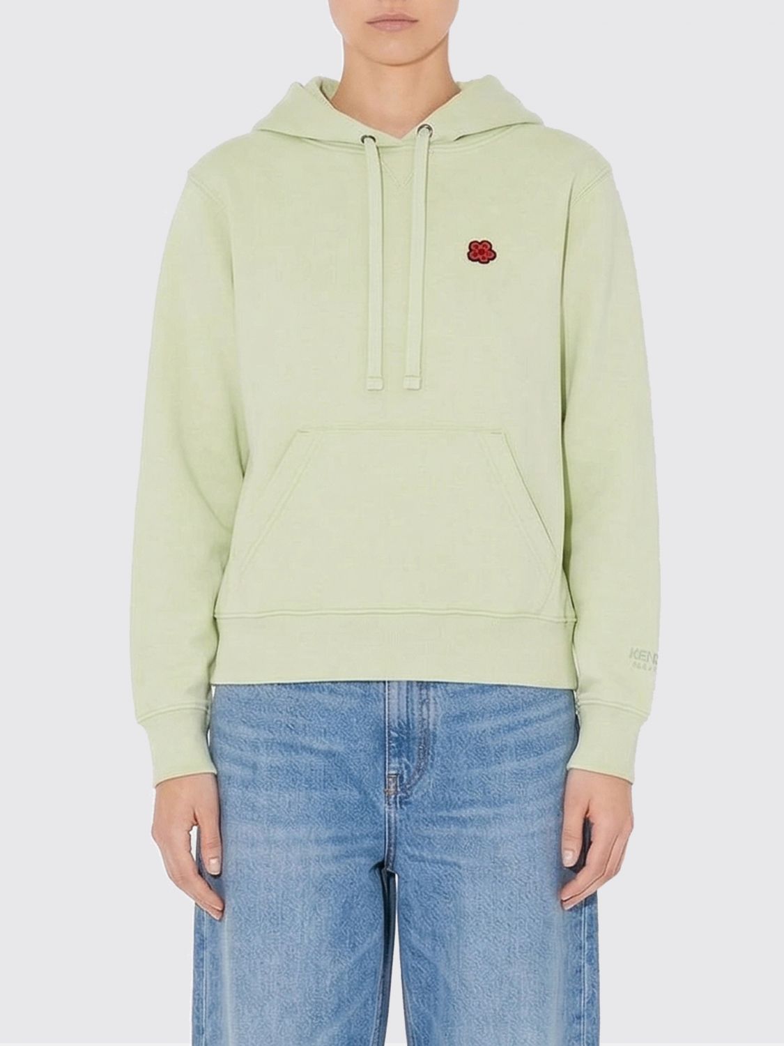 KENZO Flower Logo Cotton Hoodie　KENZO フラワー ロゴ コットン パーカー KENZO