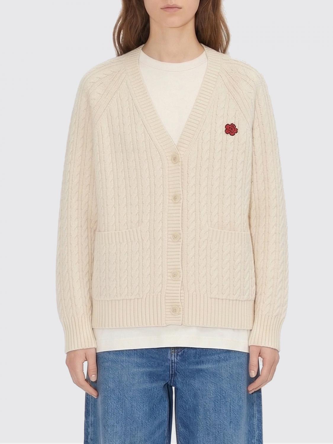 KENZO Flower Cotton and Wool Cardigan　KENZO フラワー コットン＆ウール カーディガン KENZO