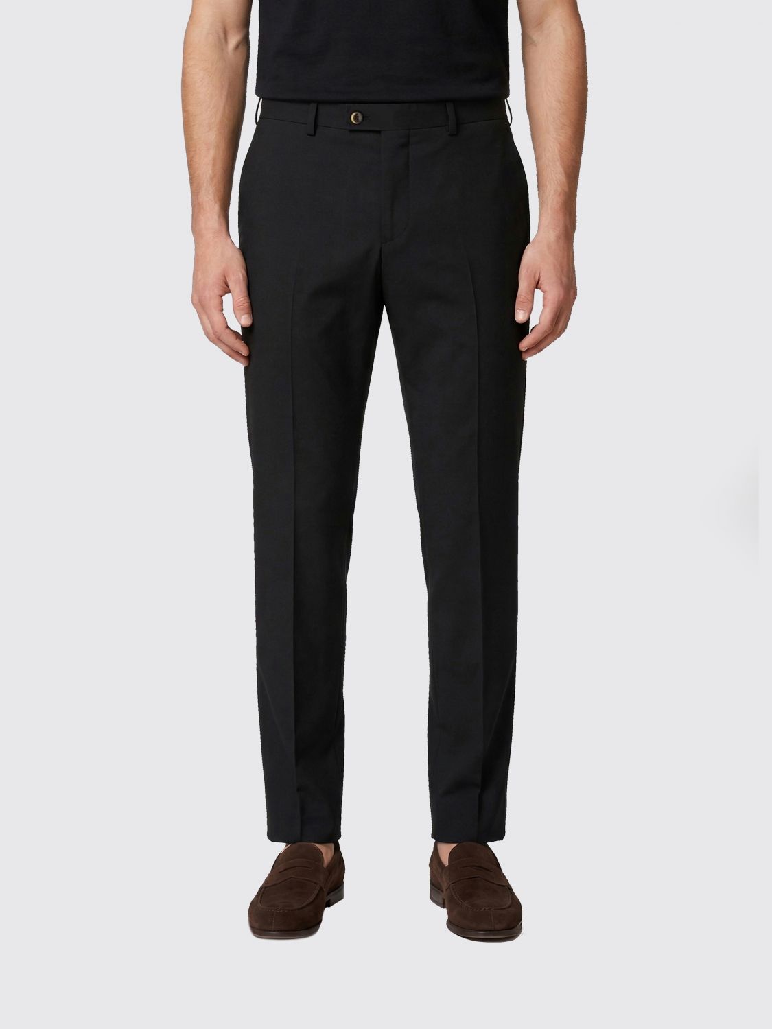 PT TORINO Cotton and Silk Tailored Trousers