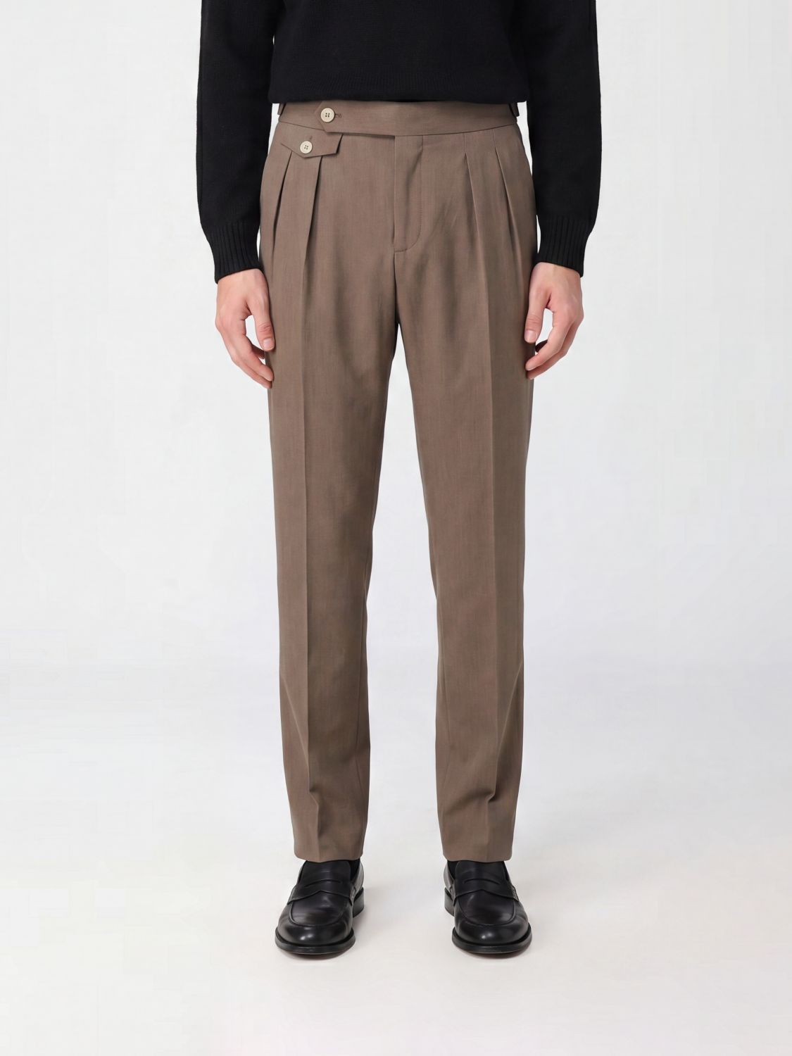 BRUNELLO CUCINELLI Pantaloni classici in cotone