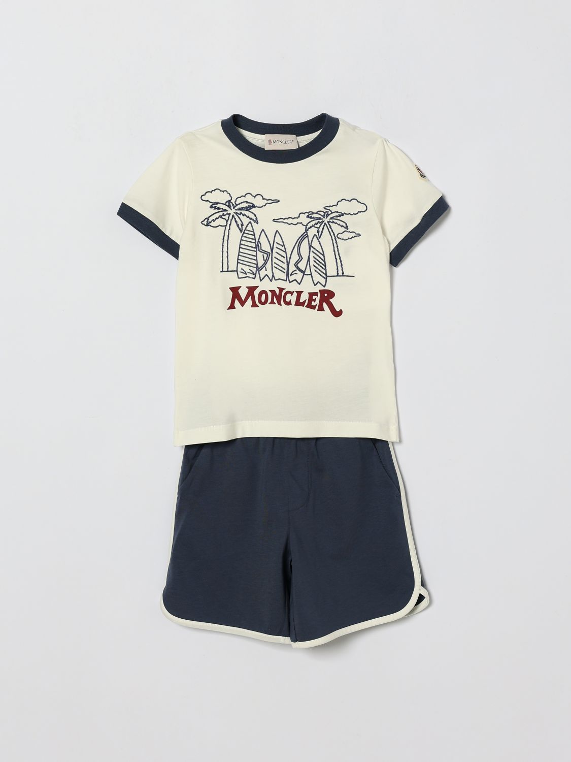 MONCLER Baumwoll-Set mit Logo