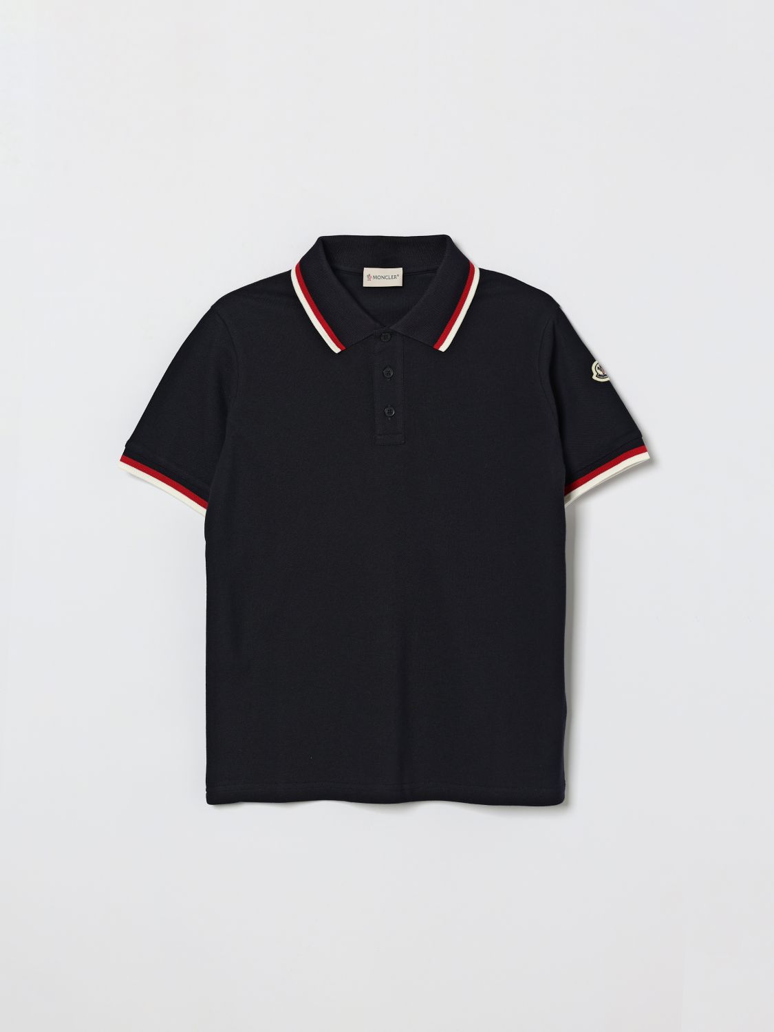 MONCLER Baumwoll-Polohemd mit Logo