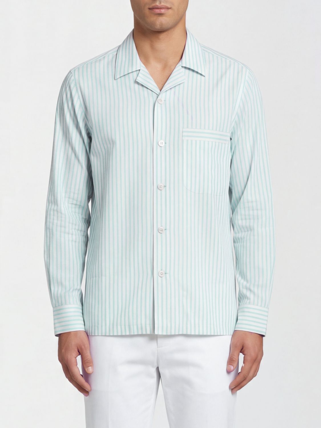 TOM FORD TOM FORD Striped Silk Shirt　TOM FORD ストライプ シルク シャツ