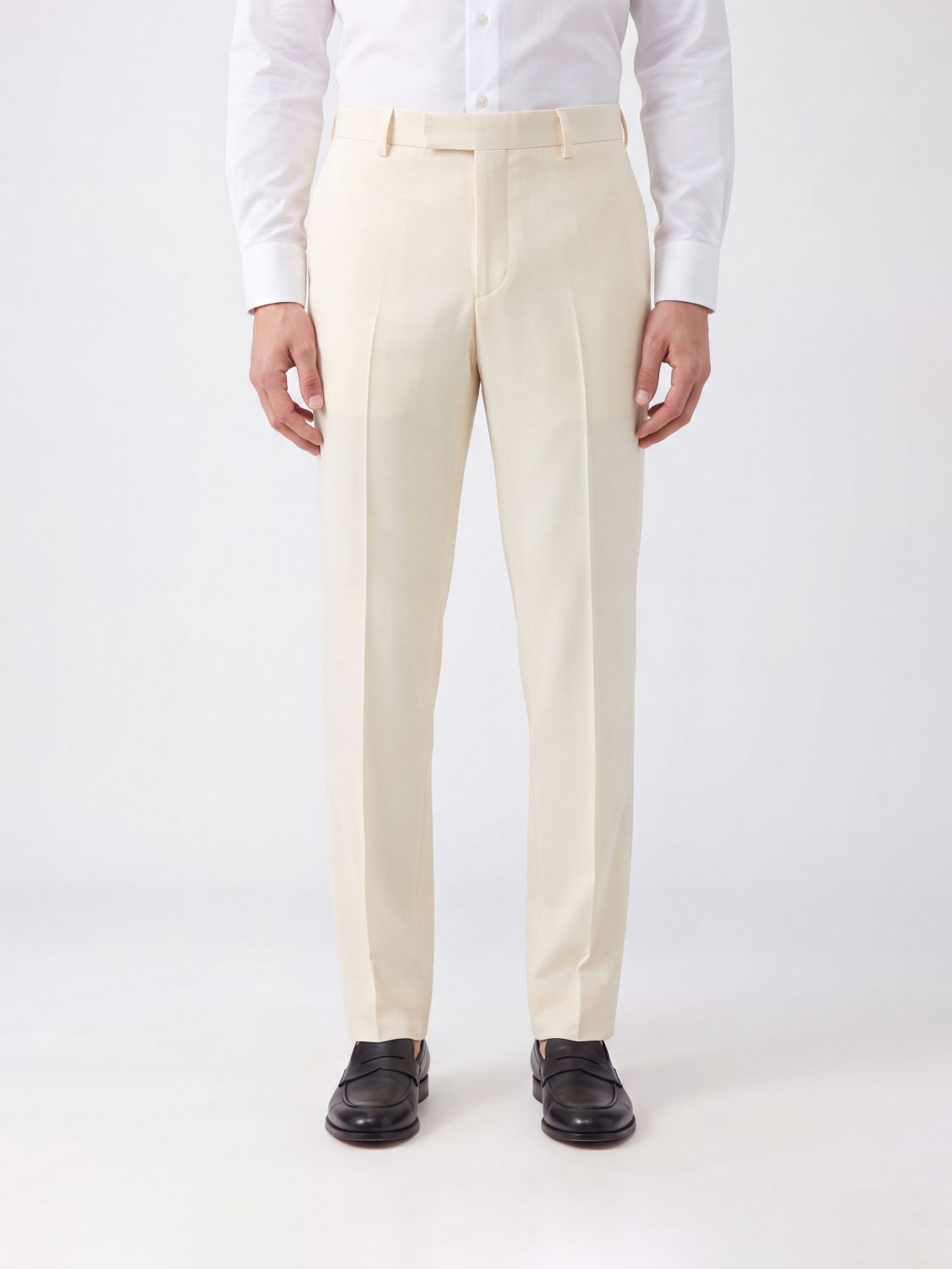 VERSACE Pants Men color White