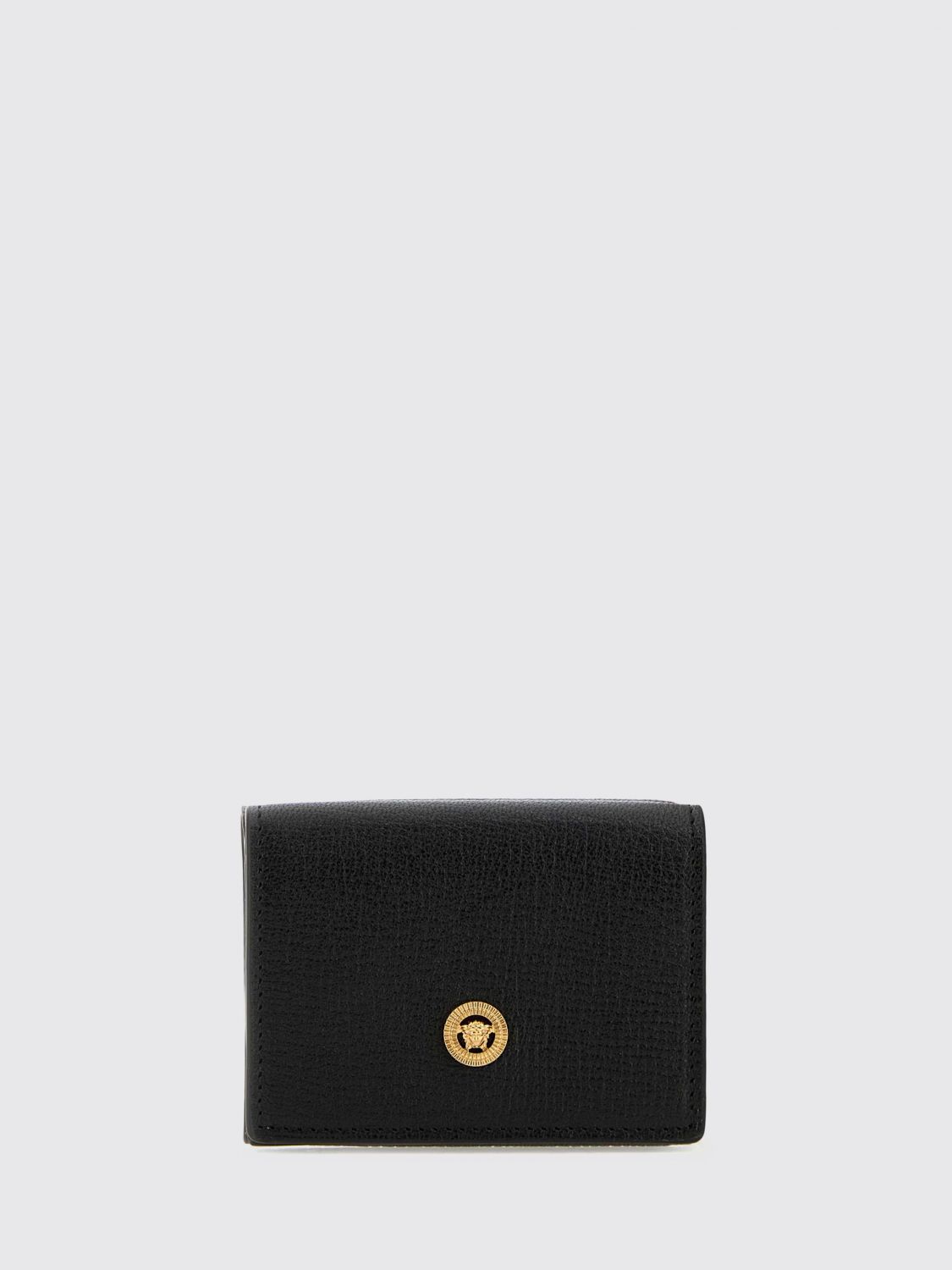 VERSACE VERSACE Medusa Biggie Grained Leather Wallet　VERSACE メドゥーサ ビギー グレイン レザー ウォレット