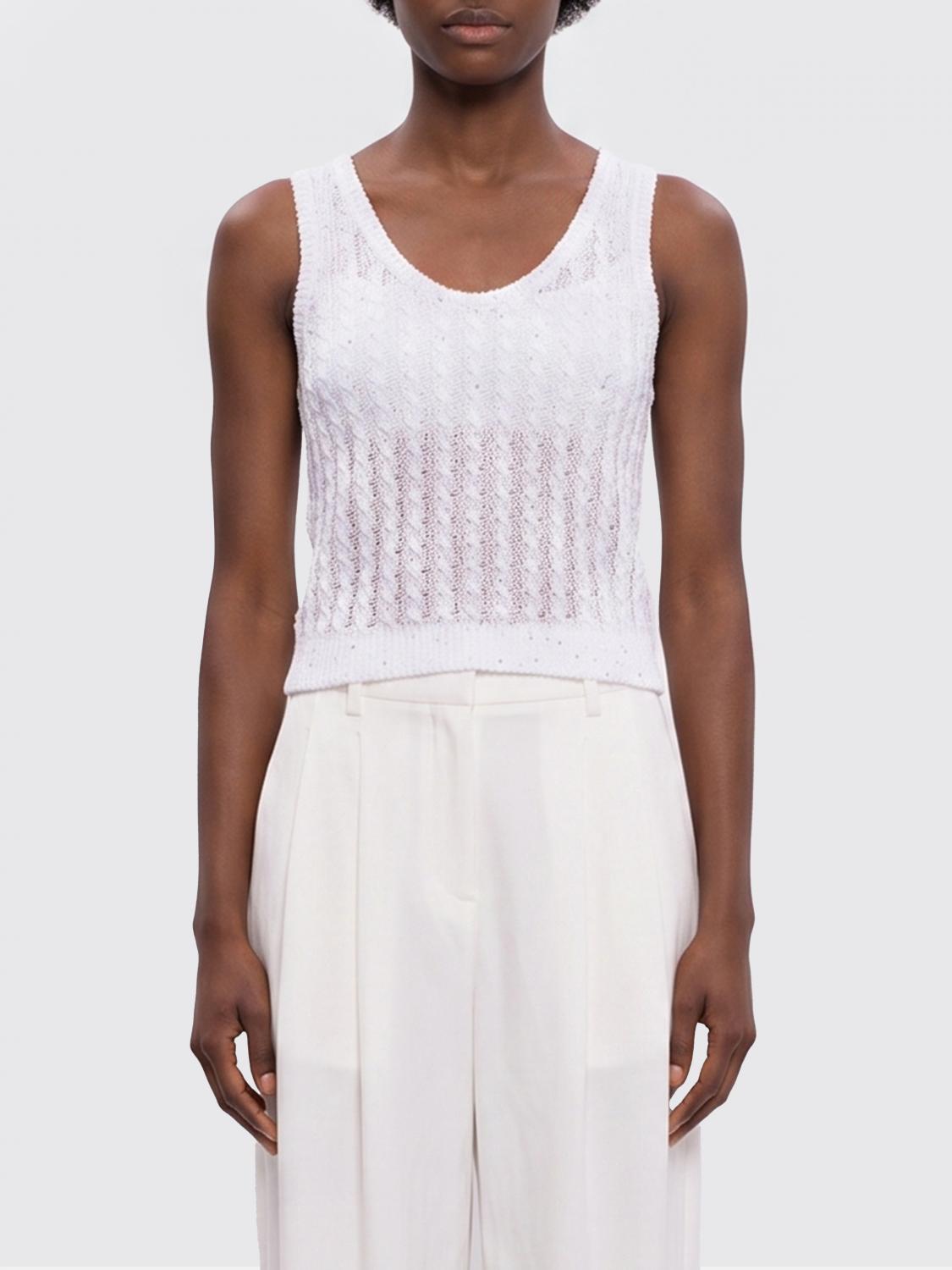 BRUNELLO CUCINELLI Sweater Woman color White