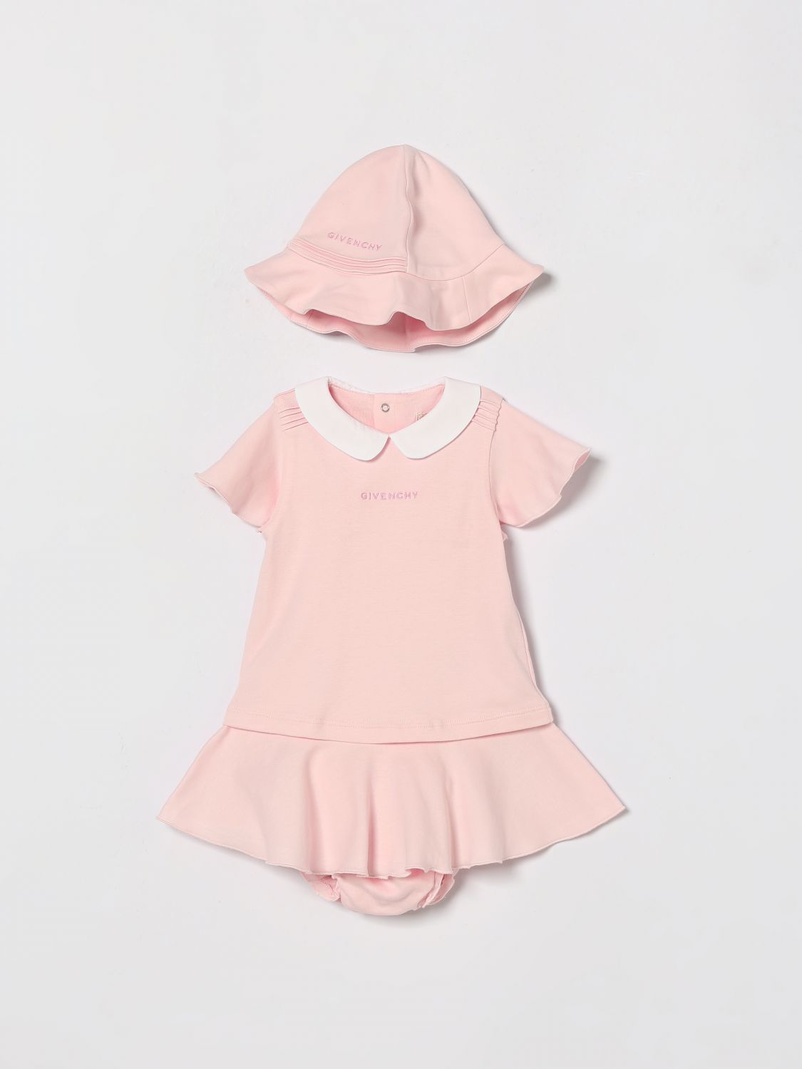 Givenchy Babies'  Romper Kids In Pink