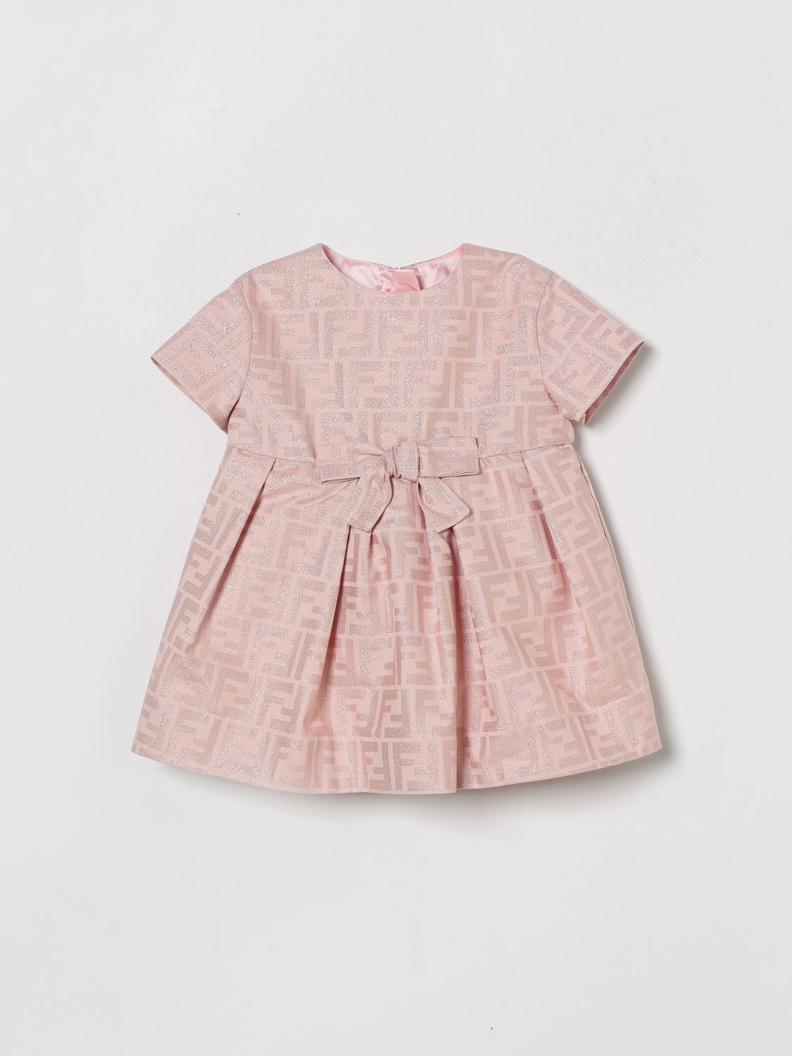 FENDI Abito mini in misto cotone con lurex