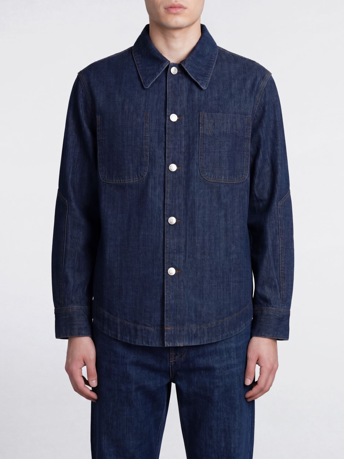 AMI PARIS Camicia Uomo colore Indaco