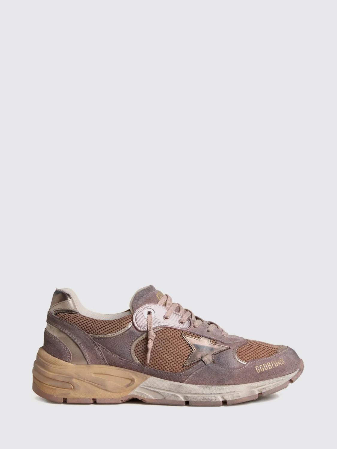 Golden Goose Dad-Star Sneakers in Used Suede and Mesh