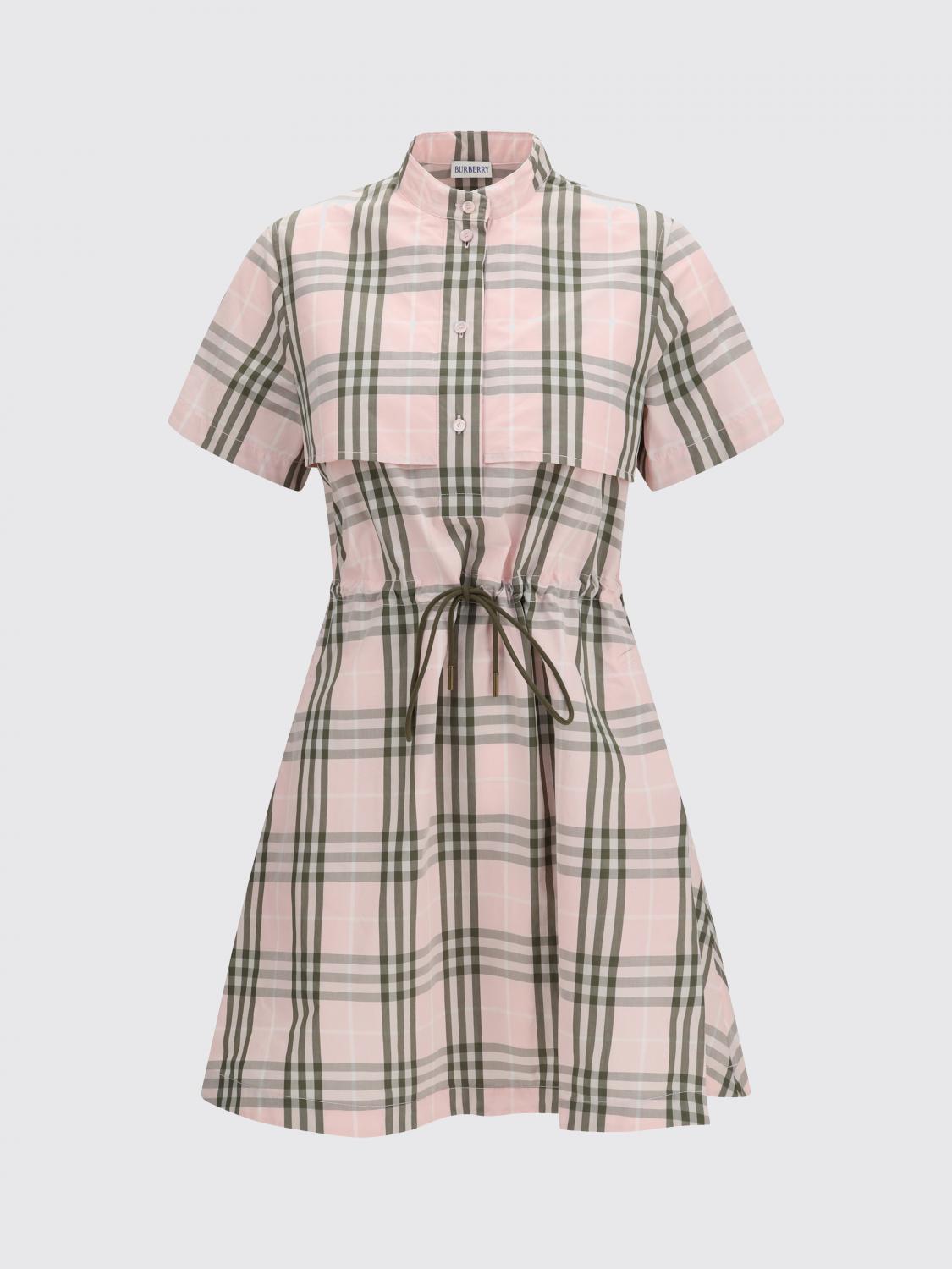 Burberry BURBERRY Check Cotton Chemisier Dress　BURBERRY チェックコットンブラウスワンピース