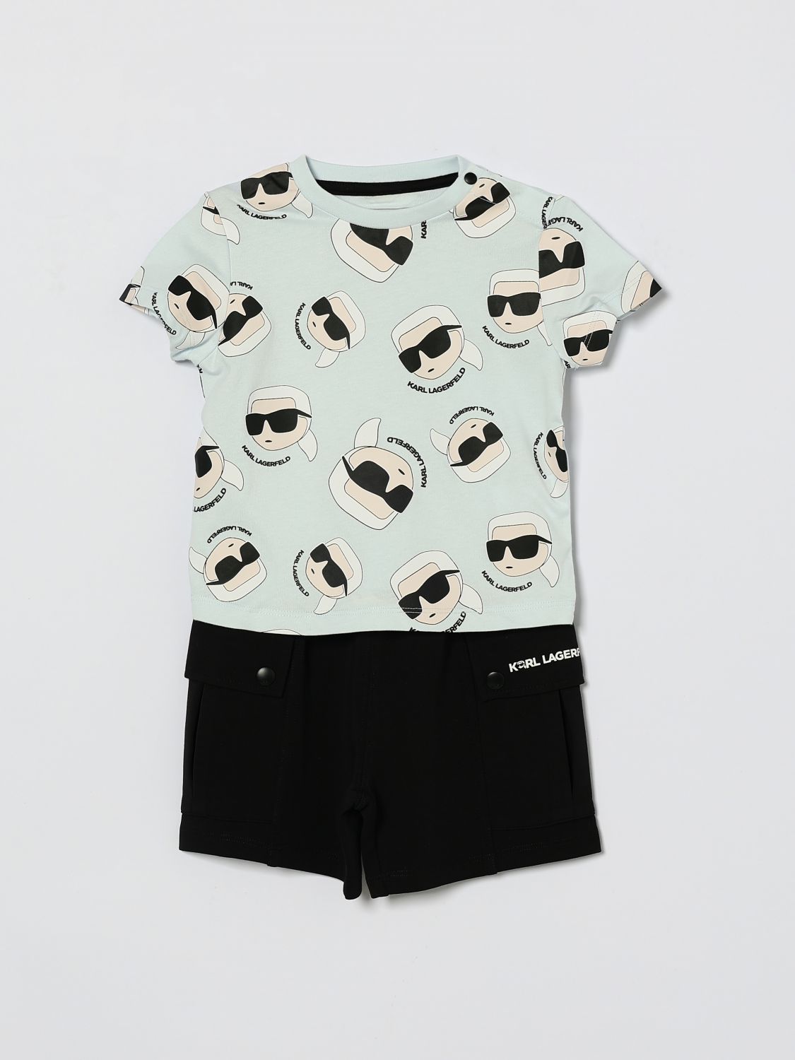Karl Lagerfeld Kids Bedrucktes Baumwoll-Set