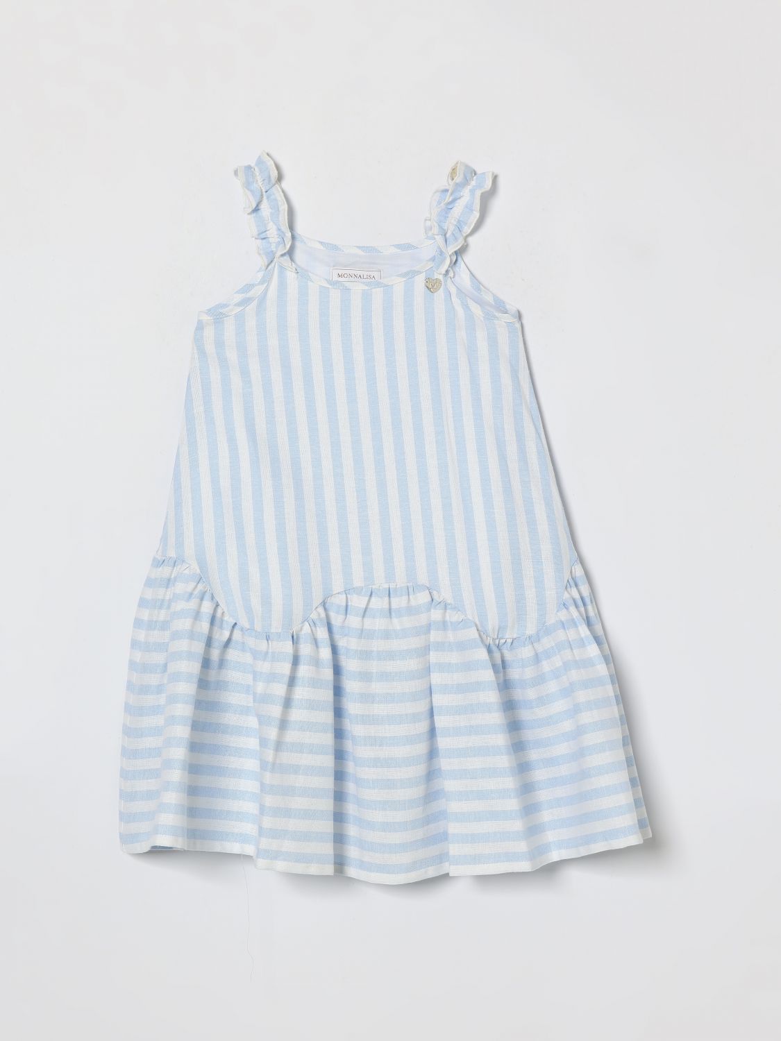 MONNALISA Gestreiftes Baumwollkleid