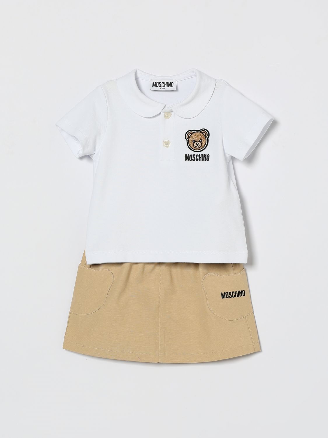 MOSCHINO Teddy-Baumwoll-Set