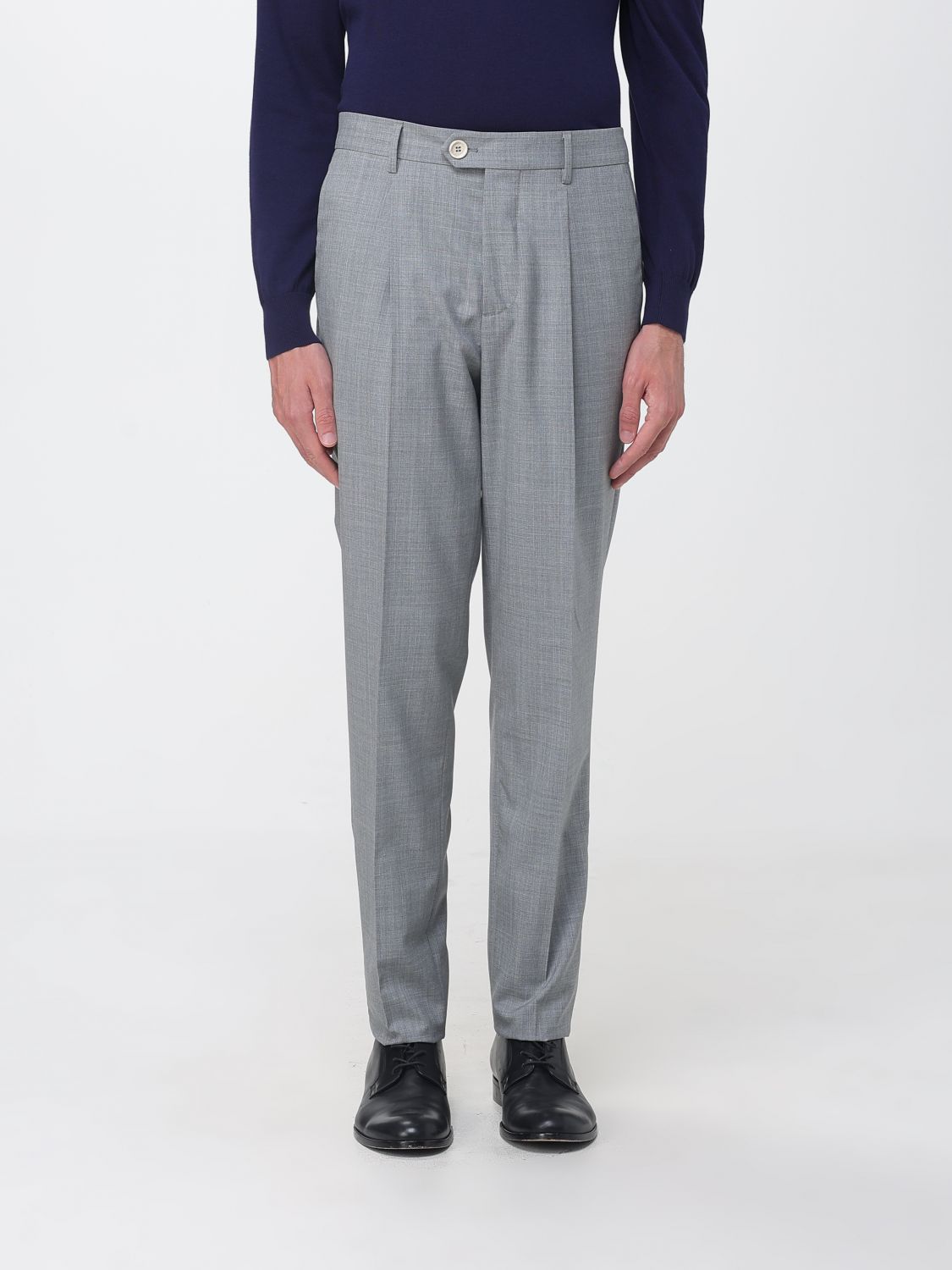 BRUNELLO CUCINELLI Pantaloni sartoriali in lana vergine
