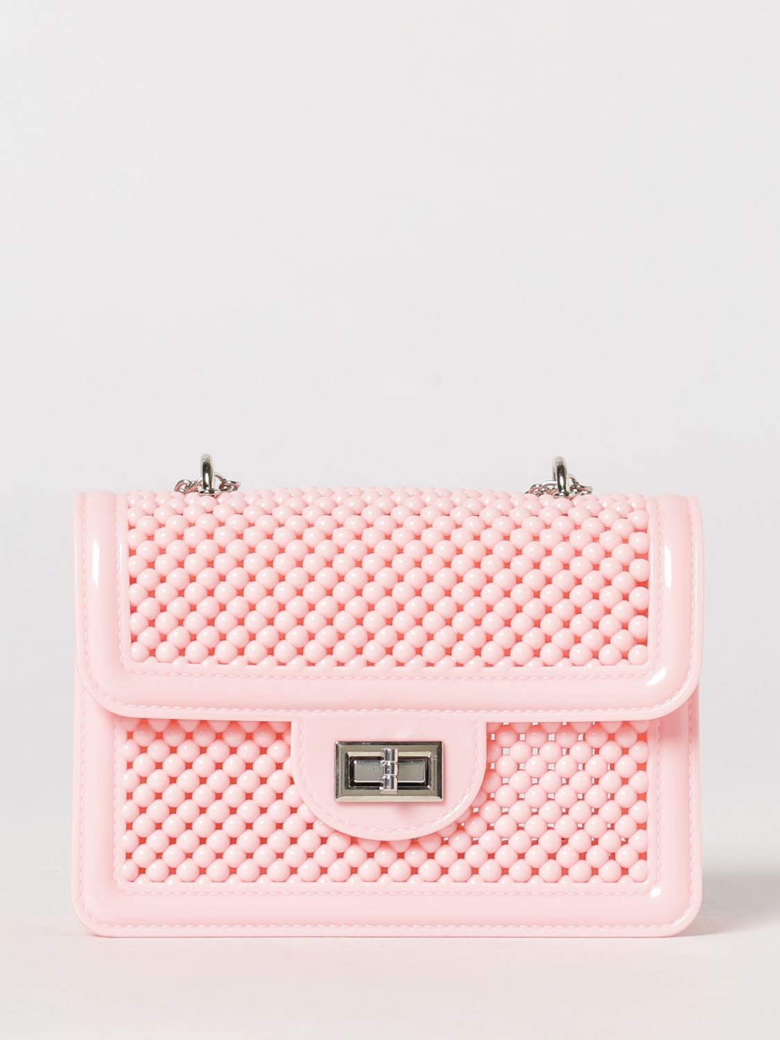 MONNALISA Borsa in pvc con perline