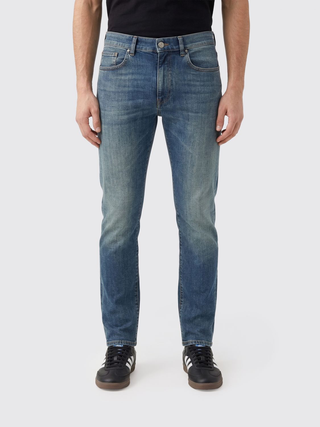 PT TORINO Slim Fit Jeans aus Baumwolldenim