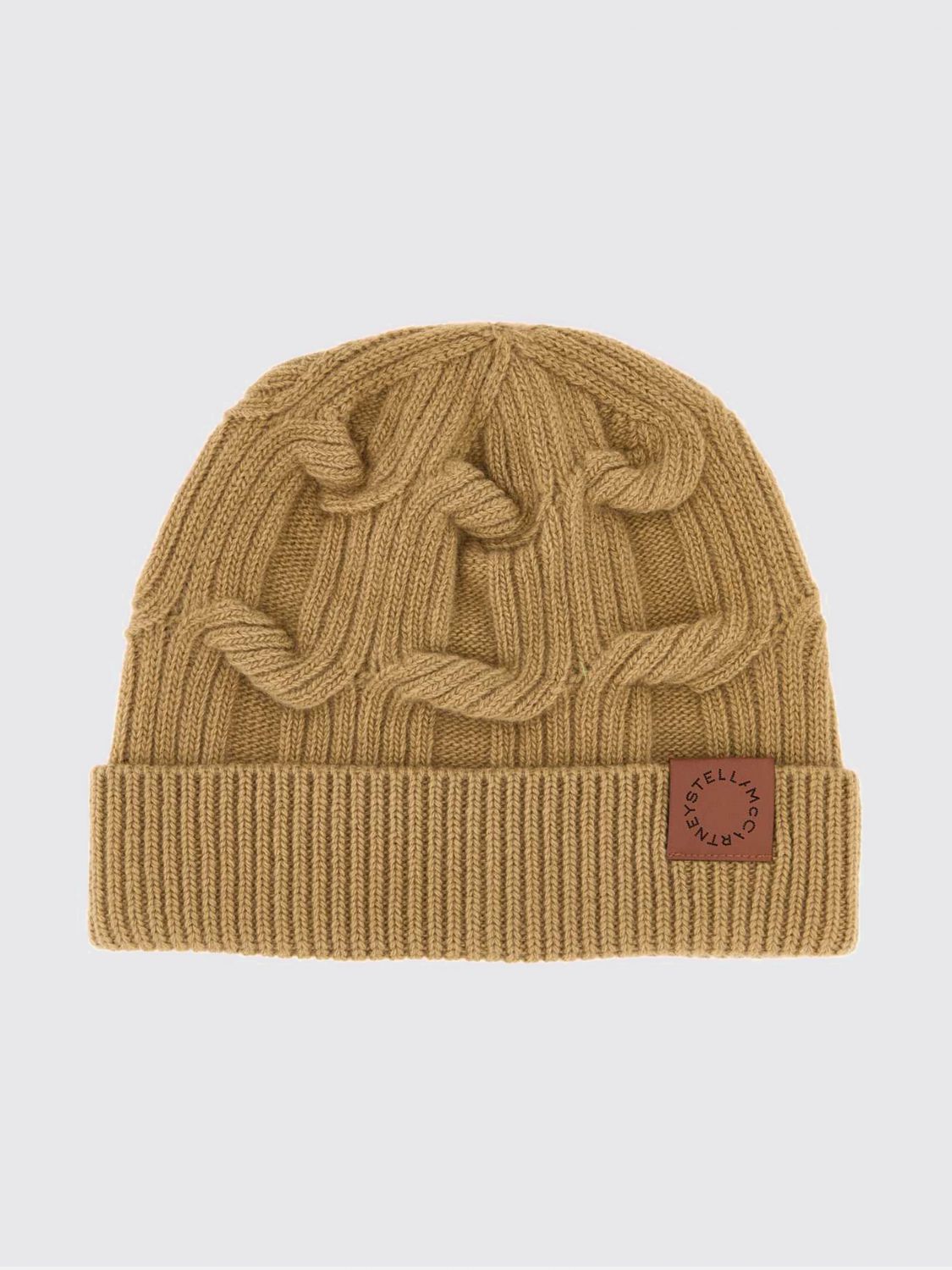 Stella McCartney STELLA MCCARTNEY Hat Woman color Camel　ステラマッカートニー 帽子 女性カラー キャメル
