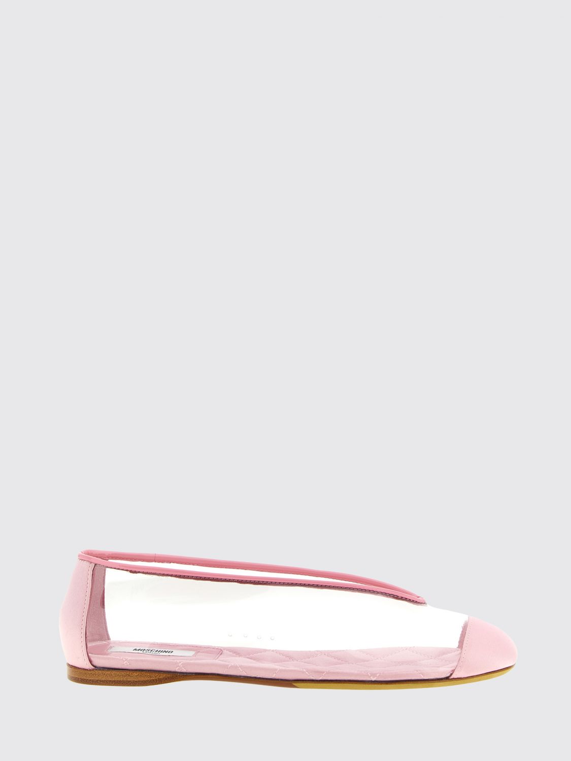 MOSCHINO COUTURE Ballerina in pvc e raso