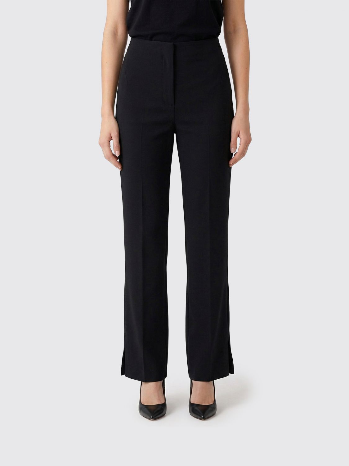 Dries Van Noten Crêpe Trousers In 블랙