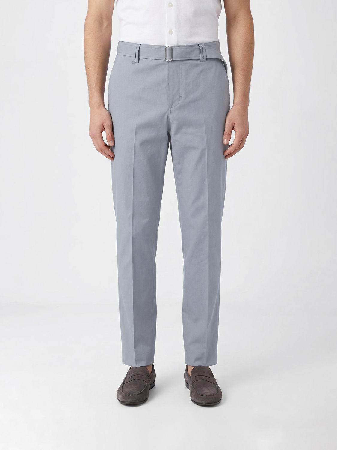 LARDINI Cotton and Silk Chino Trousers　LARDINI コットン&シルク チノトラウザーズ LARDINI