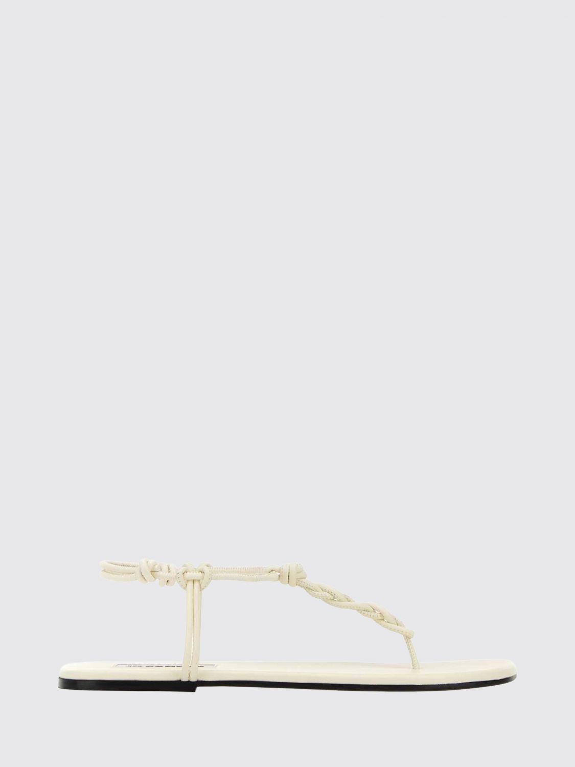 JIL SANDER Sandalo Tangle in pelle intrecciata