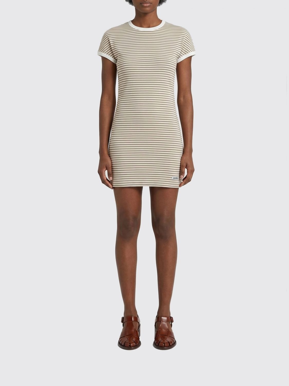 MM6 MAISON MARGIELA Striped Cotton Dress　MM6 MAISON MARGIELA ストライプ コットン ワンピース MM6