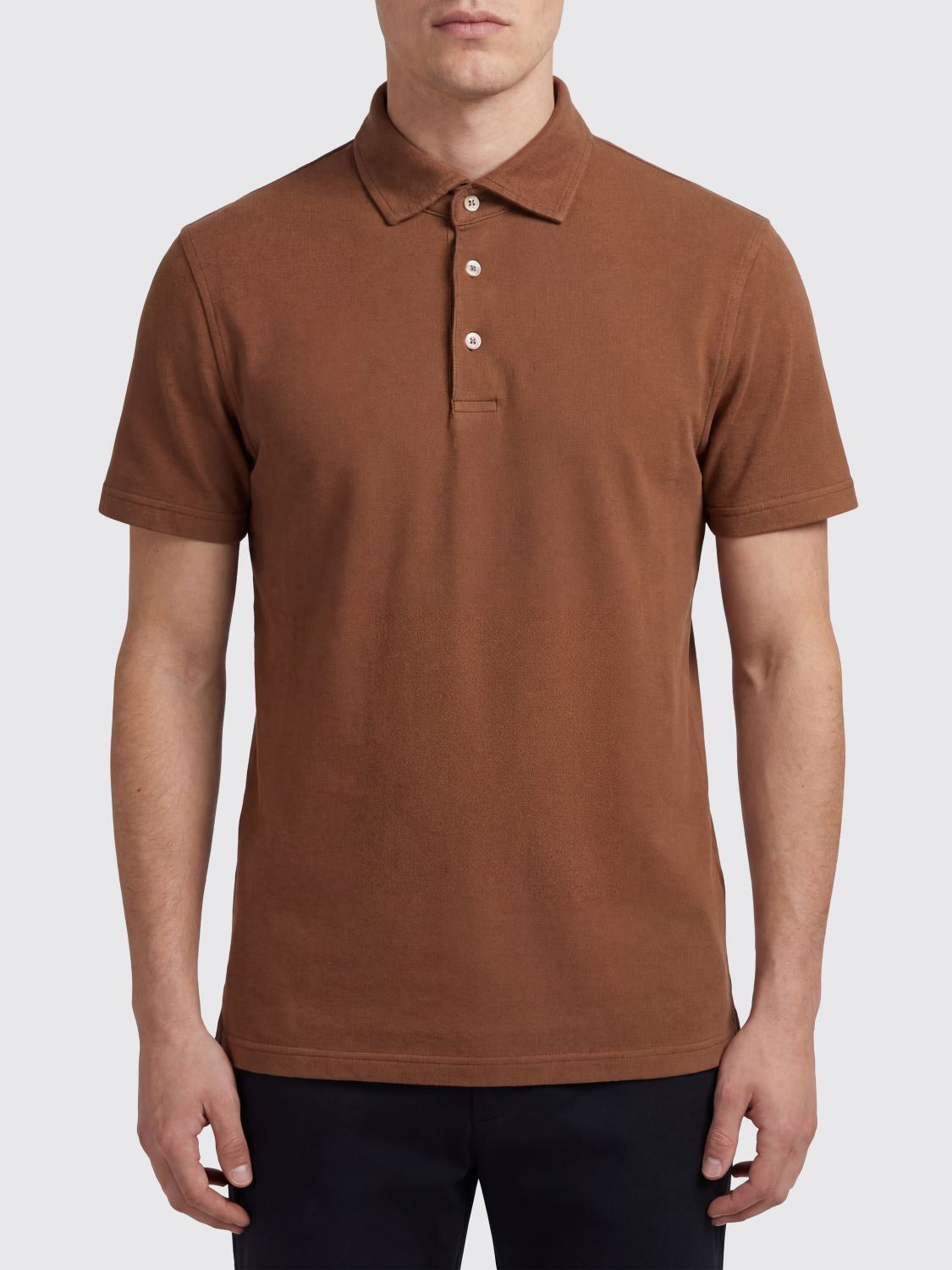 Fedeli Basic Cotton Polo Shirt