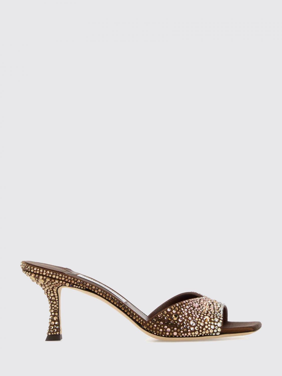 JIMMY CHOO Sandali Con Tacco Donna colore Bronzo