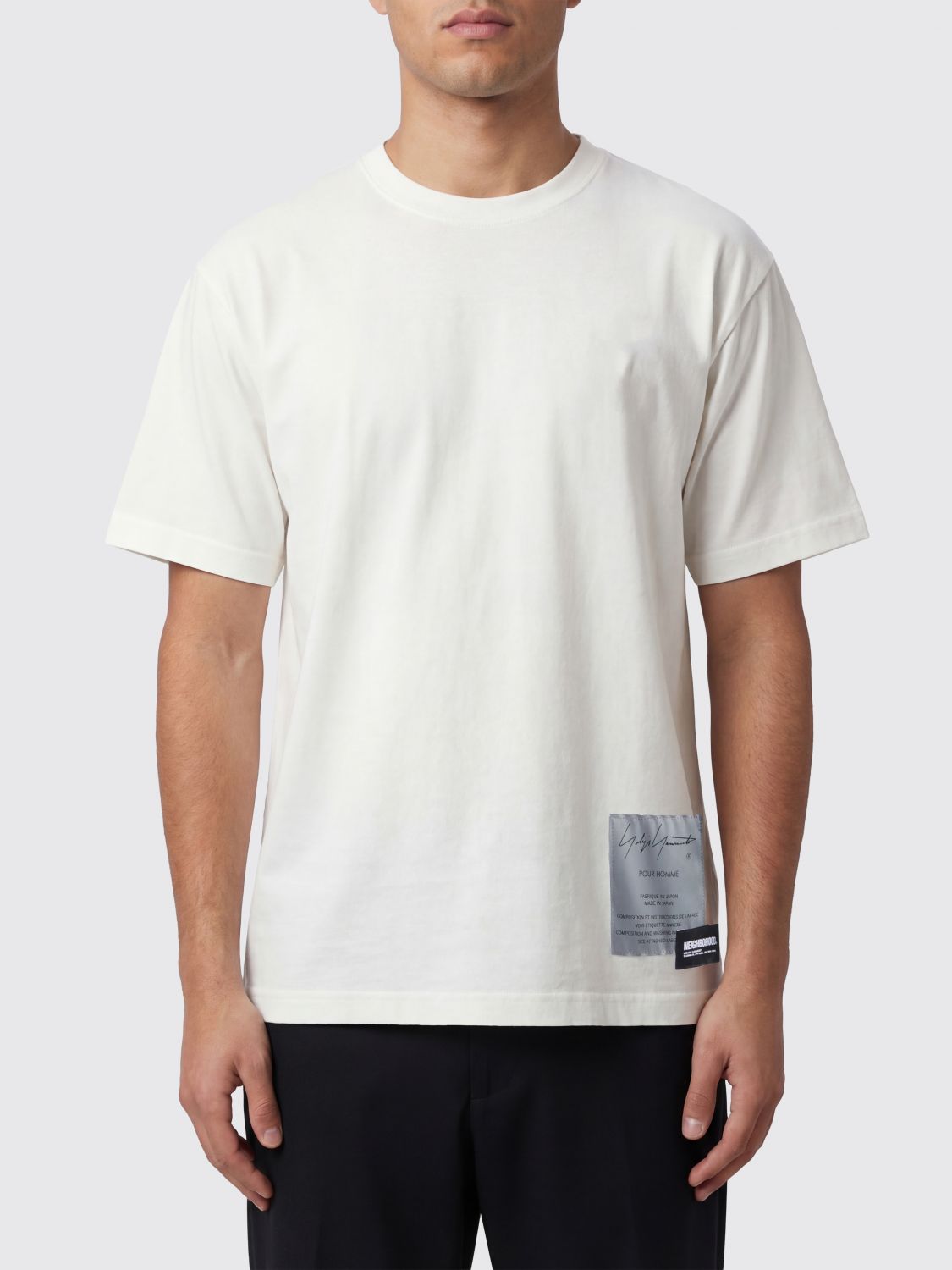 YOHJI YAMAMOTO Neighborhood x Printed Cotton T-shirt　YOHJI YAMAMOTO Neighborhood × プリントコットンTシャツ YOHJI