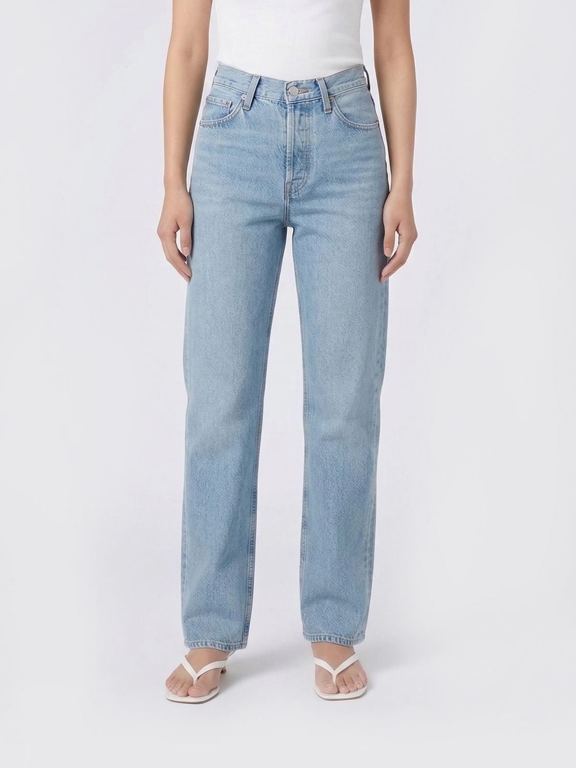 Agolde Pants  Woman Color Indigo In Blue