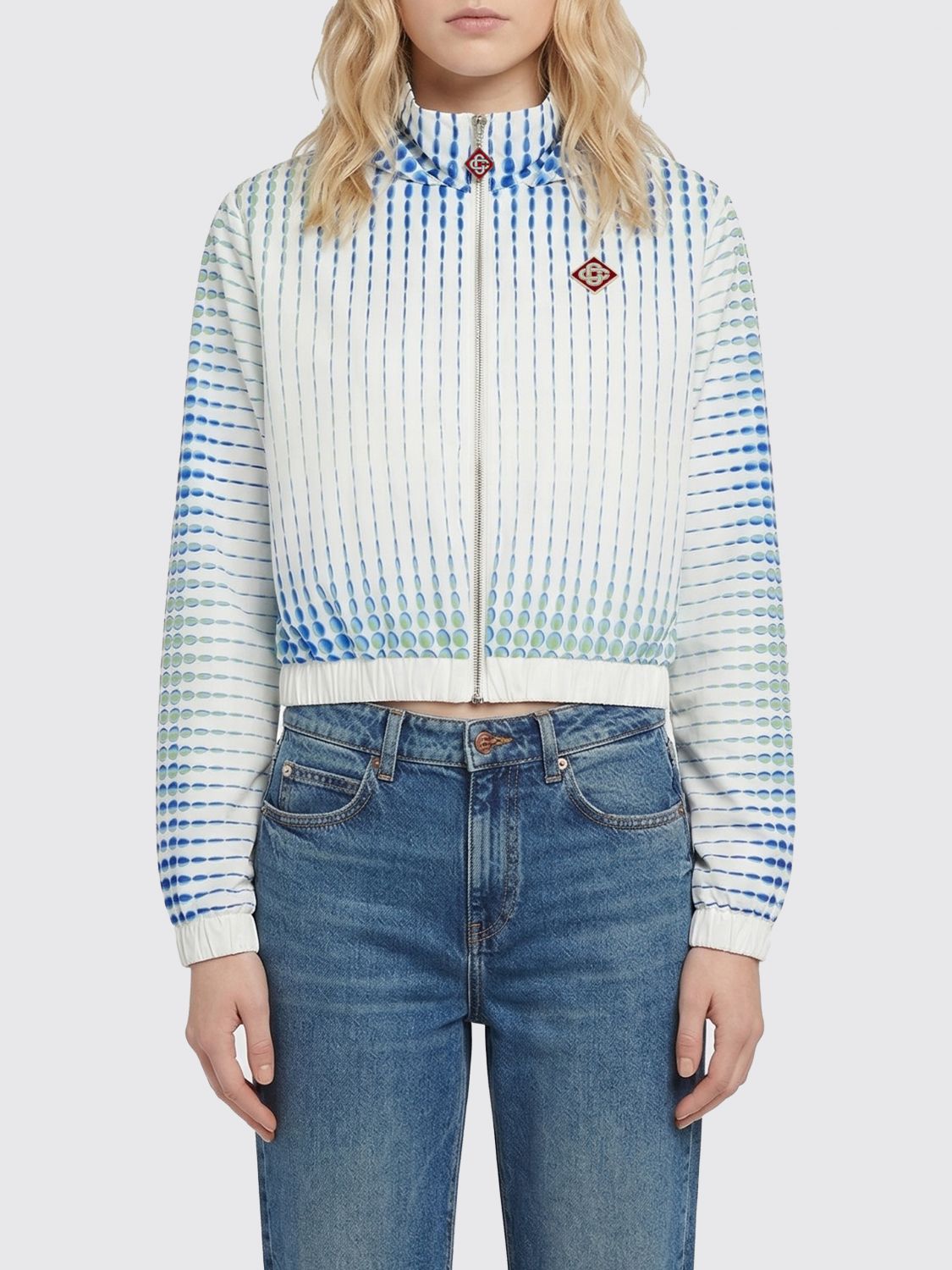 CASABLANCA Printed Polyester Sweatshirt　カサブランカ プリント ポリエステル スウェットシャツ CASABLANCA