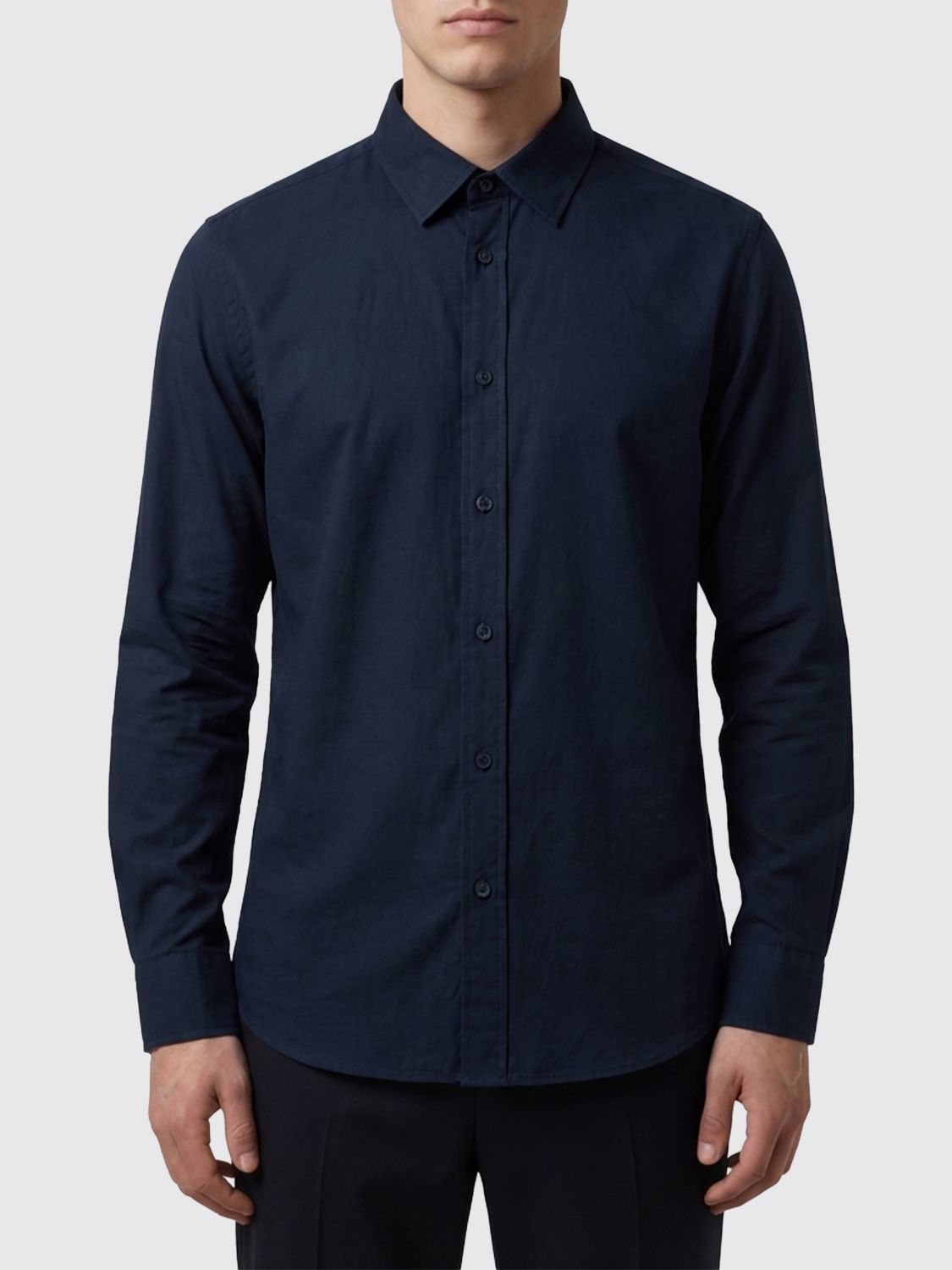 BRIONI Shirt Men color Navy