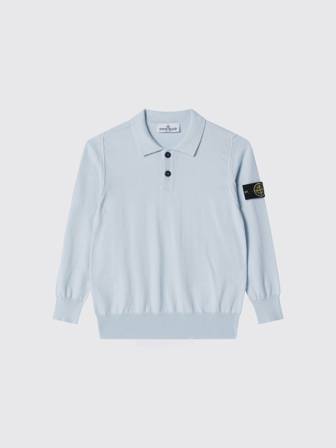 STONE ISLAND JUNIOR Polo in cotone