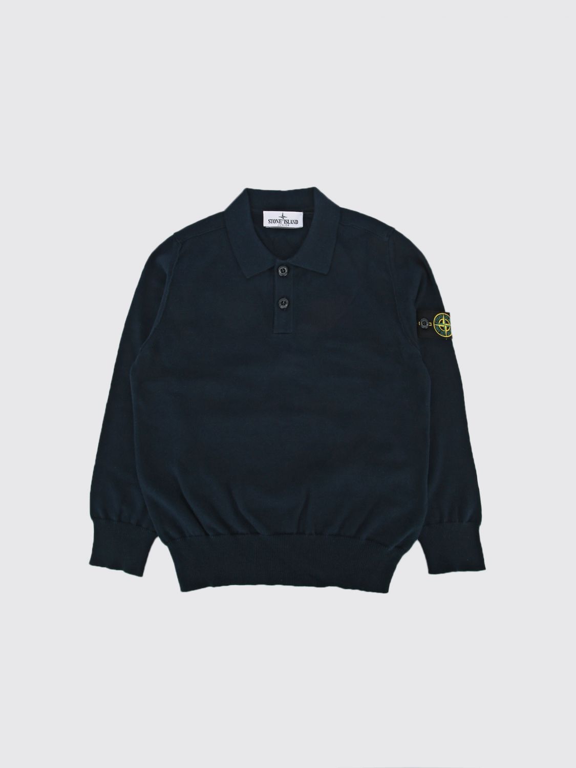 STONE ISLAND JUNIOR Baumwoll-Poloshirt