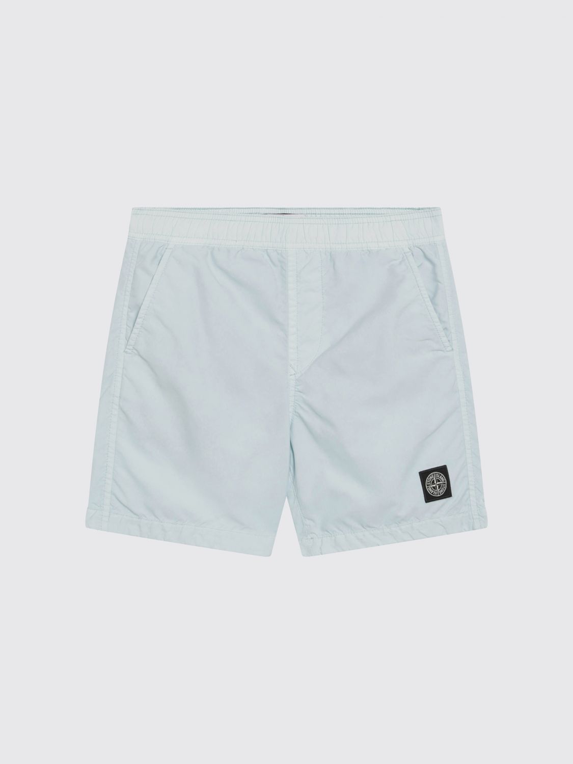 STONE ISLAND JUNIOR Shorts Kids color Blue