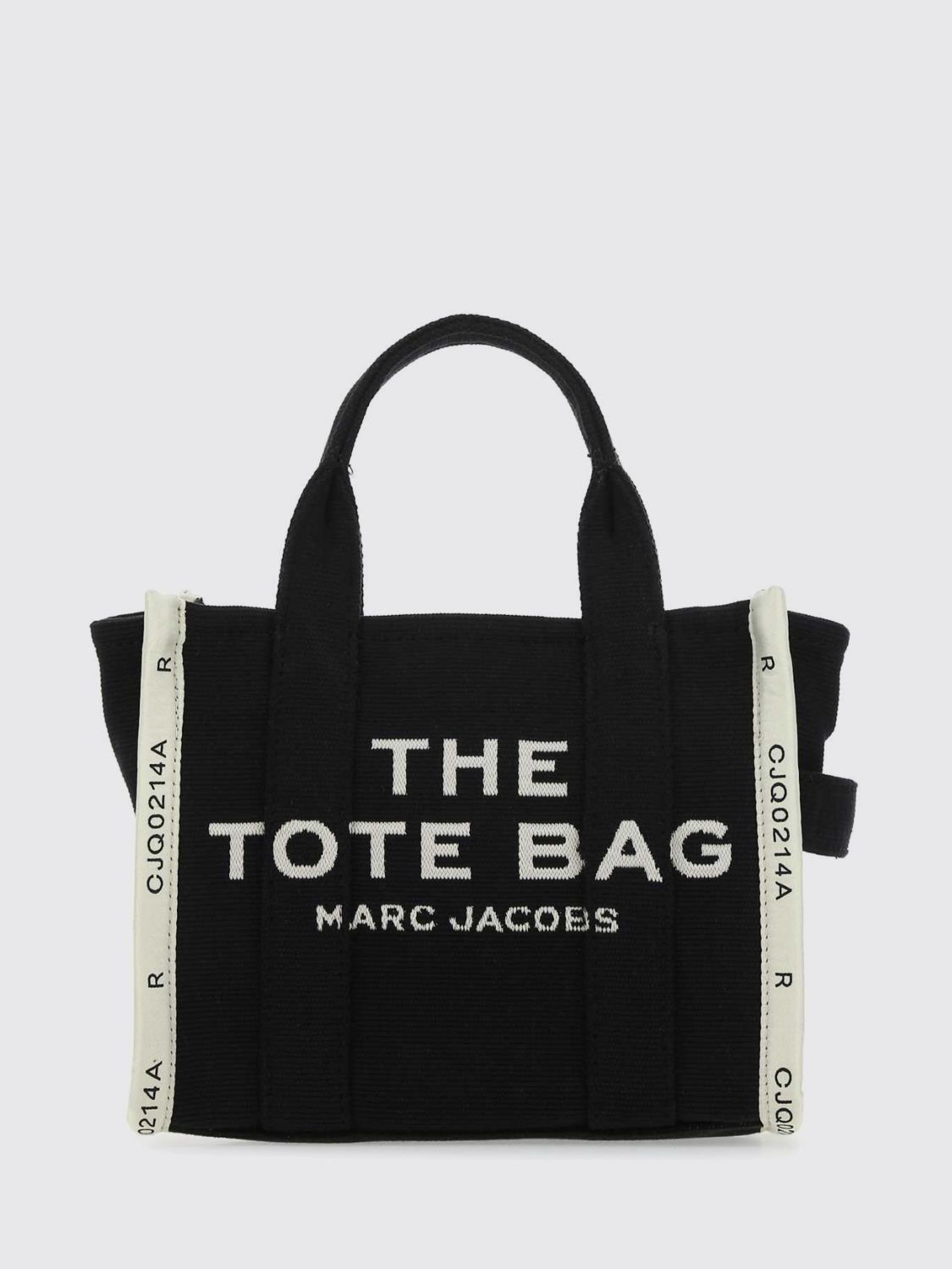 MARC JACOBS The Small Tote Bag in Cotton Canvas with Jacquard Logo MARC JACOBS The Small Tote Bag in Cotton Canvas with Jacquard Logo