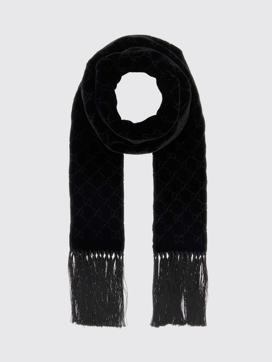 GUCCI GUCCI Scarf Men color Black　GUCCI スカーフ メンズ カラー ブラック