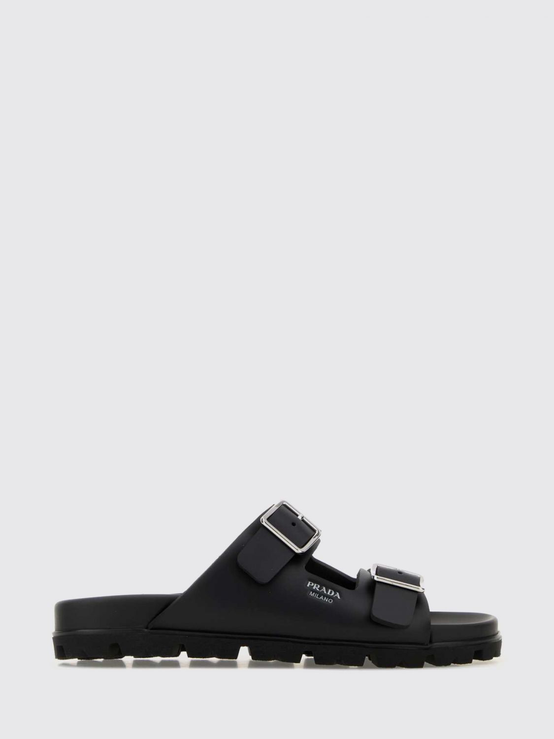 PRADA PRADA LEATHER SANDAL