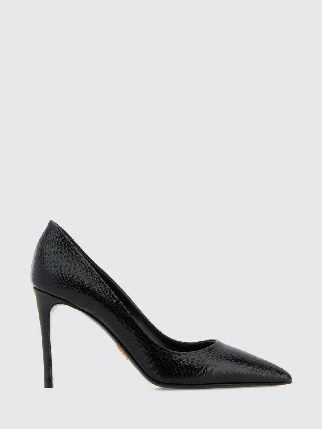 Prada Leather Pumps In Black