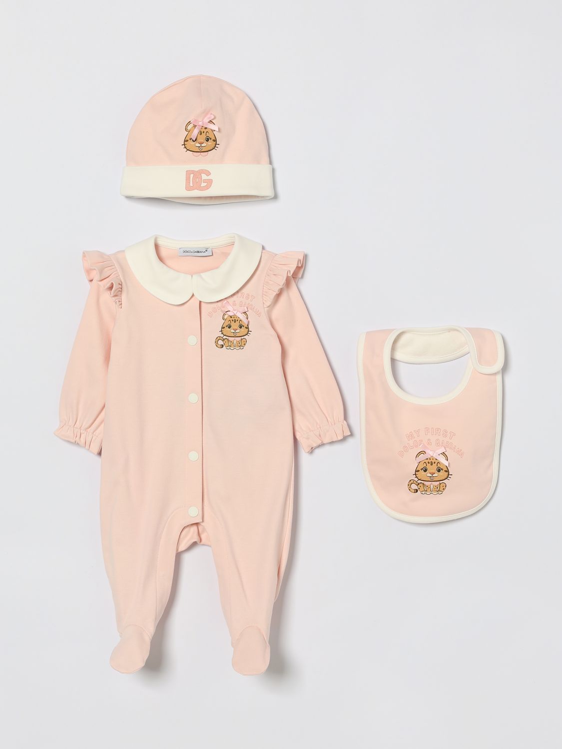DOLCE & GABBANA Baumwoll-Set mit Katzenmotiv